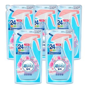 페브리즈 섬유탈취제 리필형 320ml 은은한향 5ea