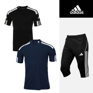 아디다스 경량 반팔티 3/4 칠부 바지 세트(트레이닝)