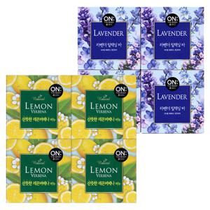 온더바디 더내추럴비누4개 라벤더/레몬 택1