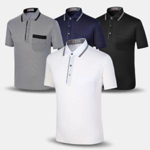 [아즈바이]남성 여름 TR 반팔 카라 티셔츠 NAKTR 중년 아빠옷