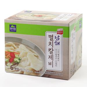 면사랑 남해 멸치칼제비 180g x 6개
