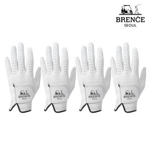 브렌스 프리미엄 화이트 올양피 왼손 골프장갑 4장