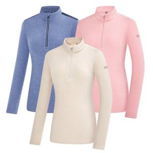 [콜핑]LD08 여성 겨울 가볍고 따뜻한 플리스 기모집업 등산티 KST4542W