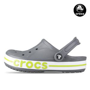 크록스 바야밴드 클로그 남자 여성 슬리퍼 샌들 슬레이트 그레이 205089-0GX