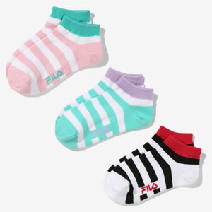 [휠라키즈]키즈 스트라이프 스니커즈양말 FK3SCE5303X