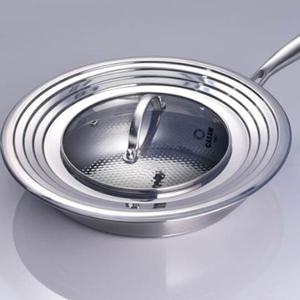까사니 스텐 후라이팬 뚜껑 프라이팬 덮개 24-30cm
