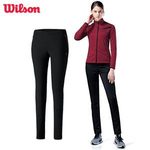 윌슨 여성 트레이닝바지 4702 블랙 니트 테니스 헬스