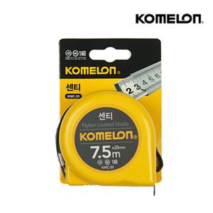코메론 휴대용 공구 자동 센티 줄자 7.5M KMC-33