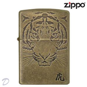 ZIPPO 지포 라이터 250-18 TIGER FACE BRA