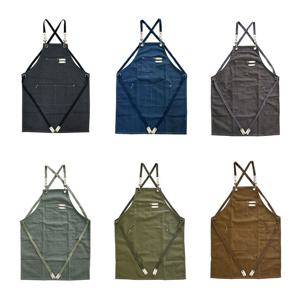 바리스타 앞치마 캔버스 프리미엄 6종 카페 주방 공방 다용도