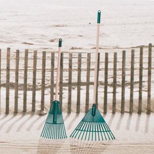 월드크린 잘담겨 갈퀴 소형+대형 세트 텃밭 농기구