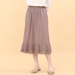 애비뉴투지 엄마옷 데이즈 캉캉 레이스 순 면 롱 속치마 S05364