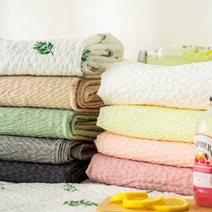 쿨링 시어서커 에이드 여름 홑이불 Q 베개세트