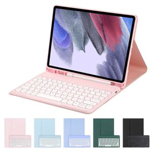 갤럭시탭A7 라이트 8.7인치 블루투스 키보드 케이스 S펜수납 북커버 TY-37