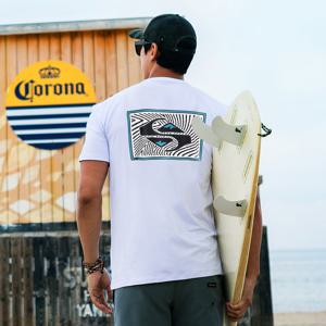 퀵실버 남성 반팔 래쉬가드 QS924WMT