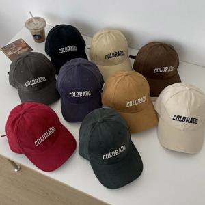 노베 자수 캡모자 볼캡 대두 얼굴작아보이는 커플 야구모자