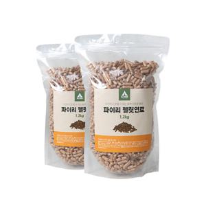 [올쿡] 파이리 펠렛연료 1.2kg x 2봉