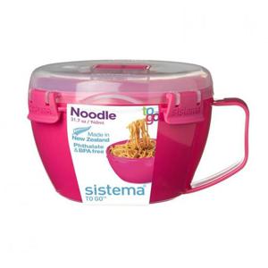 [시스테마] 투고 누들볼 전자레인지용기 940ml (핑크)