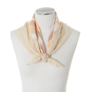 [레노마(손수건)]사면레이스 손수건 MPN2404