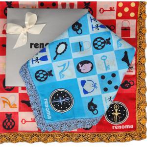 [레노마(손수건)]큐빅 레이스 손수건 ROS5903