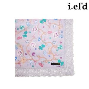 [아이엘드(손수건)]사면레이스 손수건 IPN9104