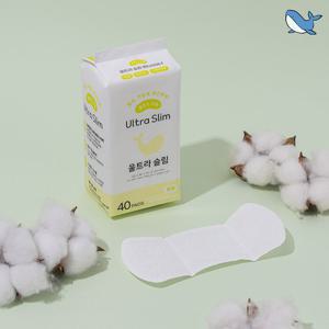 춤추는고래 슬림 팬티라이너 40P