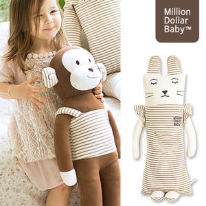 밀리언달러베이비 오가닉 애착인형 쿨쿨토 (바디필로우,토끼)