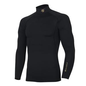 [하이골드] HL235MBAIL001 하프넥 긴팔 언더셔츠 (블랙)