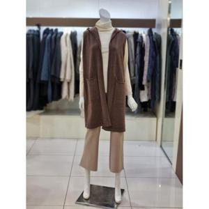 소고트리아나 세이브존07 여성 후드 니트 롱 베스트 AI4VA50 AI4VA50