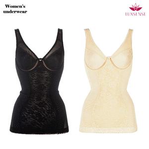 [럭센스] 치마형 이중파워넷 바디수트 올인원 몸매보정속옷 9303