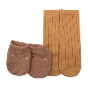 [오가닉맘]옐로스마일양말덧신세트 - MIF7SC07