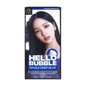 미쟝센 올뉴 헬로버블 염색약 4B 웨일딥블루