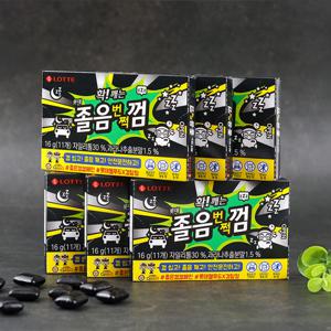 롯데제과 롯데껌 졸음번쩍껌 16g (11개) x 6