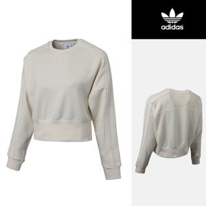 아디다스 우먼스 오리지널 스웨트 긴팔티(HM1738)크롭