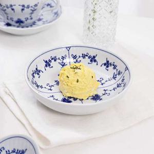 체스키포슬란 프라하블루 소찬기 14cm O079