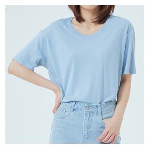 [미쏘][미쏘]모달 U넥 무지 티셔츠(MIWHWA730C)