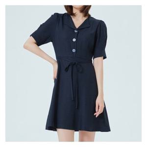 [미쏘][미쏘]V넥 카라포인트 미니원피스(MIWOWA724G)