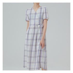 [미쏘][미쏘]V넥 랩 스타일 롱 원피스(MIWOWA701C)