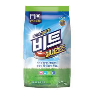 [라이온][비트] 세탁세제 실내건조 파우치 2.7kg