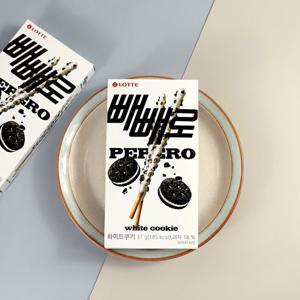 롯데웰푸드 빼빼로 화이트쿠키 37g