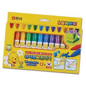 화방용품 동아워셔블 그림 마카 12색 1SET 미술 문구 사무