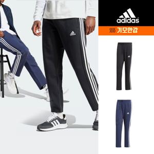 아디다스 에센셜 3S 오픈 햄 기모 팬츠(플리스 소재)