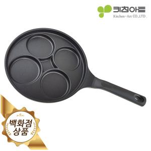 [키친아트]HOUSE IH 인덕션 원형 4구 멀티 에그프라이팬 26cm