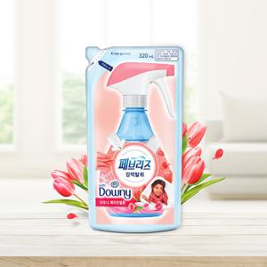 페브리즈 섬유 탈취제 다우니 에어프릴향 320ml 1개 리필 향수