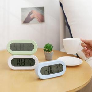 홈 인테리어 스누즈 백라이트 온도측정 알람시계 wish