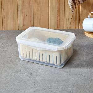 [모던하우스] 뉴프레쉬락 물빠짐 신선채반용기4000ML_옐로