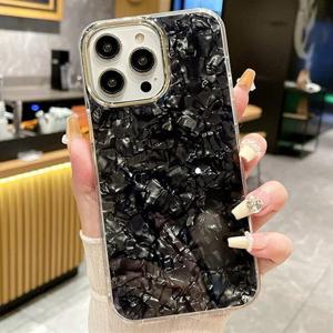 아이폰15 플러스 프로 맥스 럭셔리자개도금카메라보호하드케이스