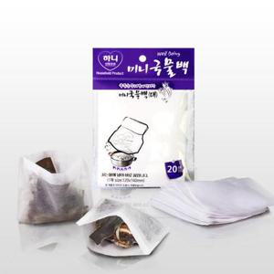 하니 일회용 미니 국물팩 대 20매입 120mm X 140mm