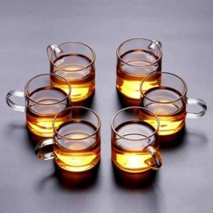 로하티마리 내열 유리찻잔 6p세트 손잡이 유리잔