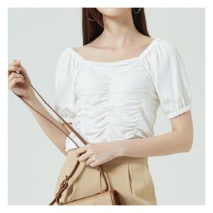 [미쏘][미쏘]스퀘어넥 셔링 니트